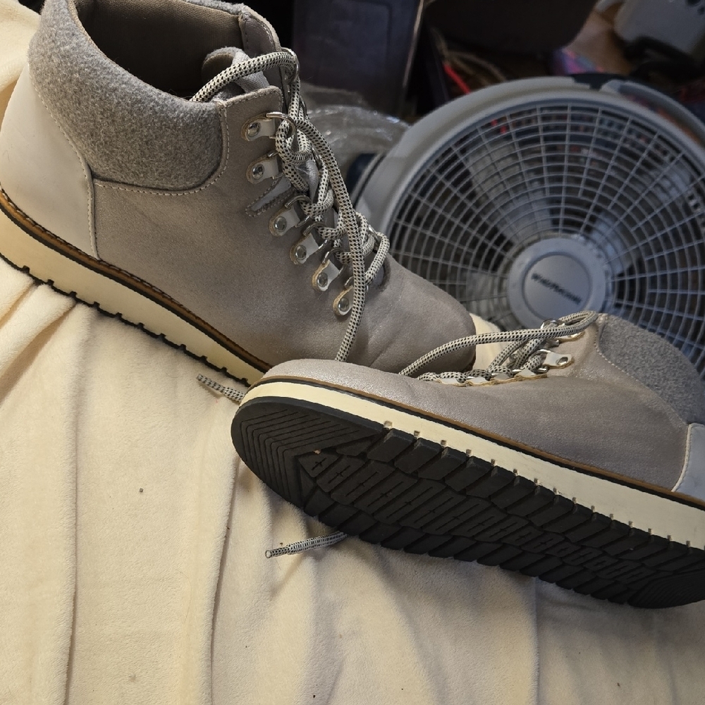 Sonoma Gray Lace-Up Boots - Picture 2 of 5